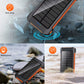 500,000mAh Solar Power Bank - High-Capacity Portable External Battery with Super Fast Charging for Huawei and Samsung Devices