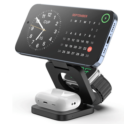 Apple MagSafe 3-in-1 Wireless Charging Station The Charger Shop