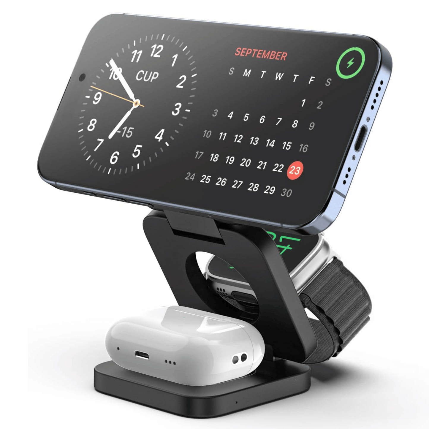 Apple MagSafe 3-in-1 Wireless Charging Station The Charger Shop