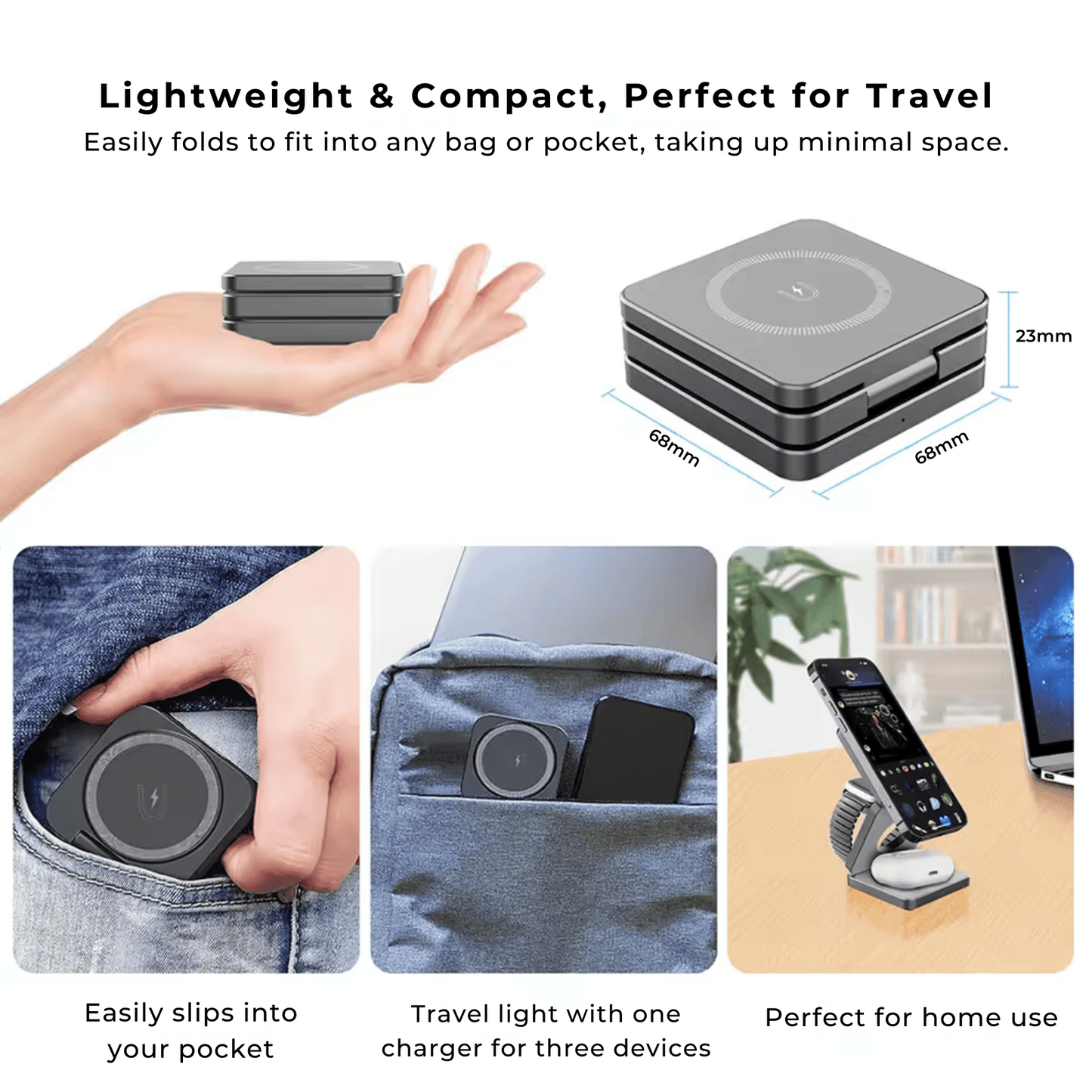 Apple MagSafe 3-in-1 Wireless Charging Station The Charger Shop