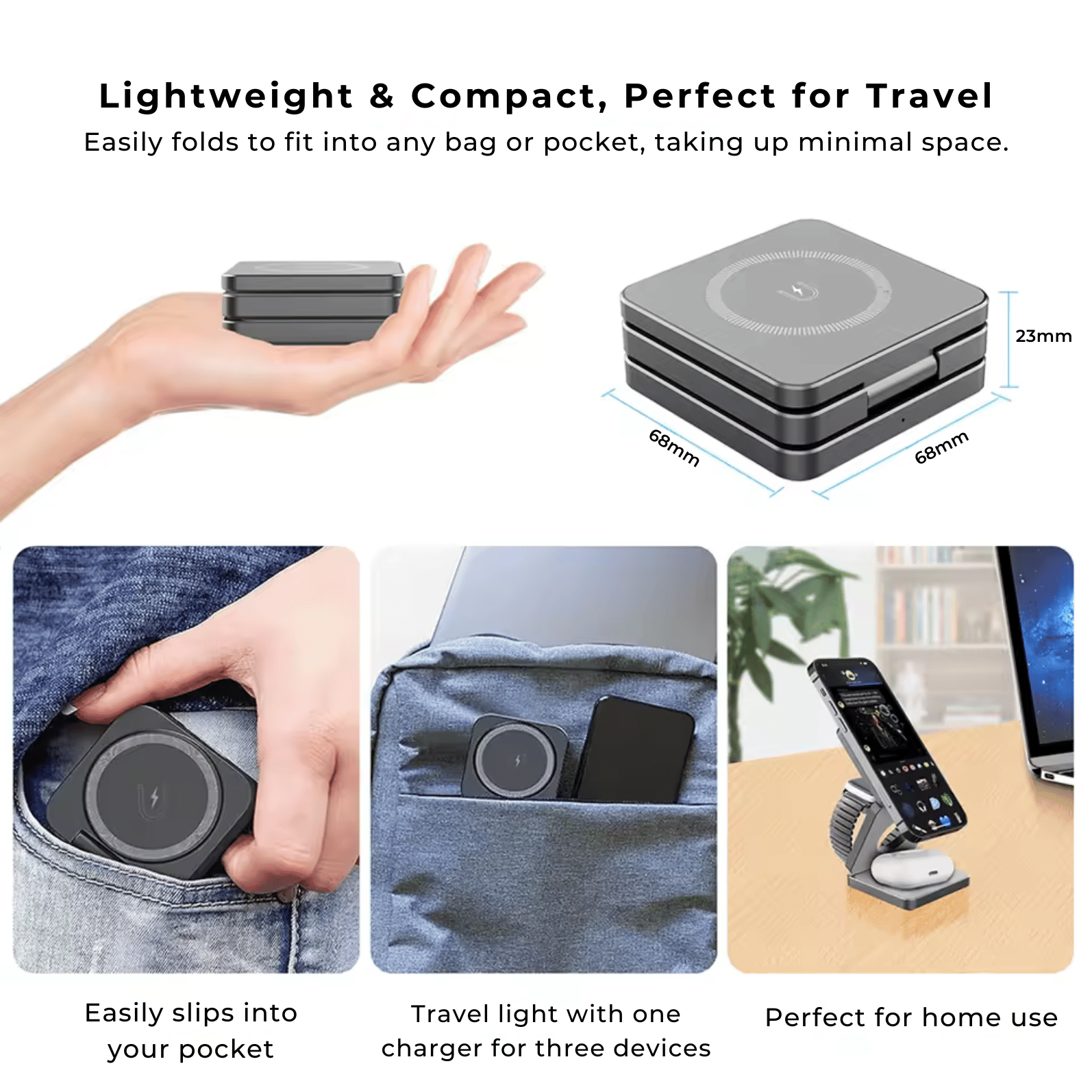 Apple MagSafe 3-in-1 Wireless Charging Station The Charger Shop