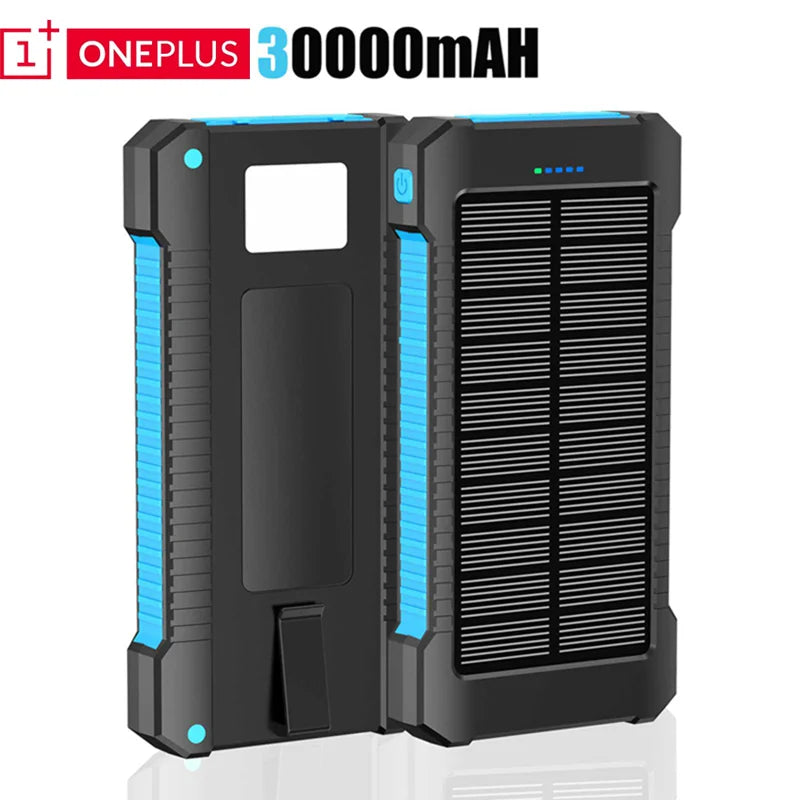 500,000mAh Solar Power Bank - High-Capacity Portable External Battery with Super Fast Charging for Huawei and Samsung Devices