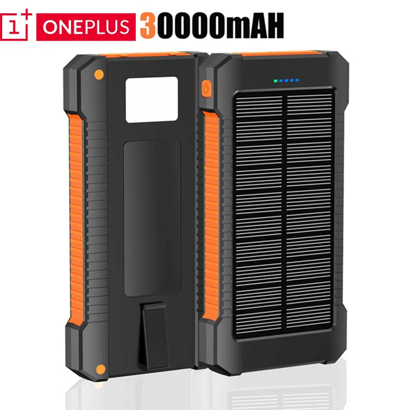 500,000mAh Solar Power Bank - High-Capacity Portable External Battery with Super Fast Charging for Huawei and Samsung Devices