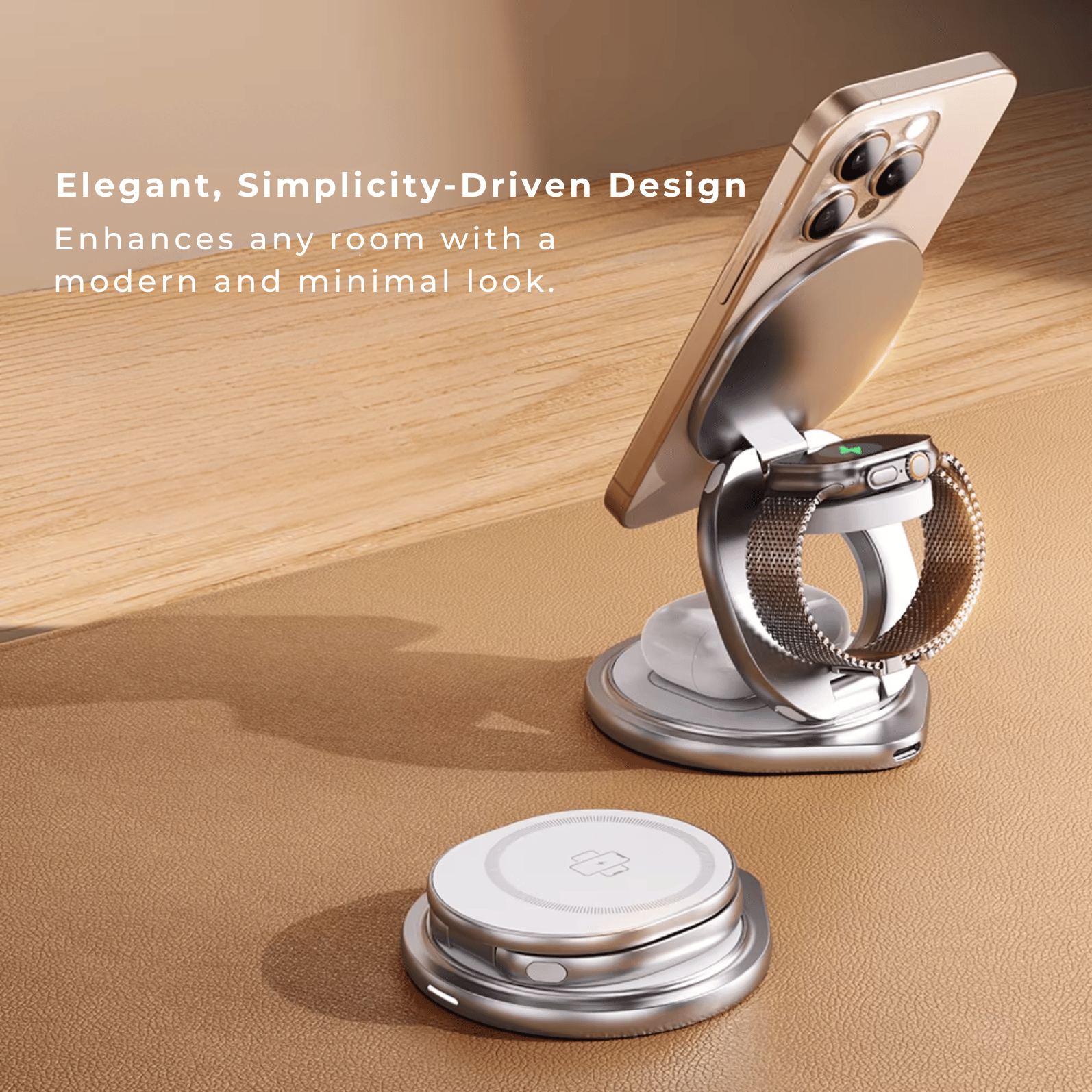 Foldable Apple MagSafe 3 in 1 Charger The Charger Shop