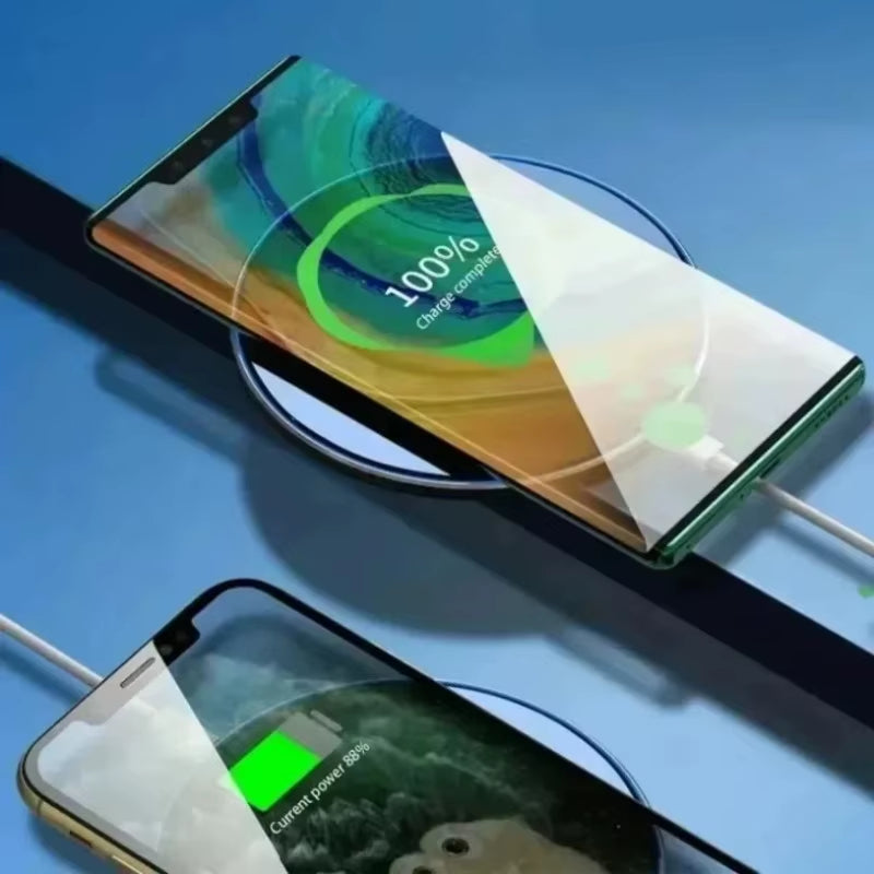 Wireless Charging Pad Stand for Fast Induction Charging - Compatible with iPhone 17, 16, 15, 14, 13, Samsung S24, S25, Note, and Xiaomi 17