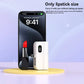 High-Capacity 50000mAh Mini Capsule Portable Power Bank with Wireless Fast Charging for iPhone, Huawei, and Samsung