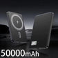 500,000mAh Ultra-Thin Magnetic Wireless Power Bank with PD 22.5W for MagSafe - Slim Portable External Battery for Smartphones