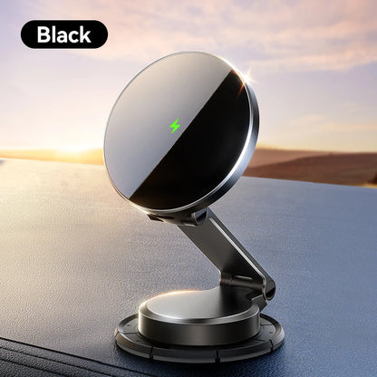 Experience Ultimate Convenience with the Joyroom N55 Magnetic Car Mount - 15W Wireless Charging, 360° Rotation, and Foldable Design for Effortless Driving