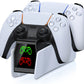 RGB Charging Station for PS5 Dual Controller with Fast Charging and Indicator Docking Stand