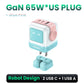 Power Up Your Devices with the 65W 30W GaN Charger - Playful Robot Design, Fast PD3.0 & QC4.0 Charging for iPhone 17/16/15 Pro, MacBook, and More!