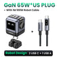 Power Up Your Devices with the 65W 30W GaN Charger - Playful Robot Design, Fast PD3.0 & QC4.0 Charging for iPhone 17/16/15 Pro, MacBook, and More!