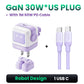 Power Up Your Devices with the 65W 30W GaN Charger - Playful Robot Design, Fast PD3.0 & QC4.0 Charging for iPhone 17/16/15 Pro, MacBook, and More!