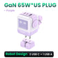 Power Up Your Devices with the 65W 30W GaN Charger - Playful Robot Design, Fast PD3.0 & QC4.0 Charging for iPhone 17/16/15 Pro, MacBook, and More!