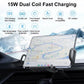 Revolutionary Wireless Car Charger with Dual Coil Technology - Fast Charging for Galaxy Z Fold 5/6 and Flip 3/4 with Auto-Clamping Air Vent Holder