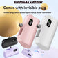 High-Capacity 50000mAh Mini Capsule Portable Power Bank with Wireless Fast Charging for iPhone, Huawei, and Samsung