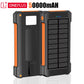 500,000mAh Solar Power Bank - High-Capacity Portable External Battery with Super Fast Charging for Huawei and Samsung Devices