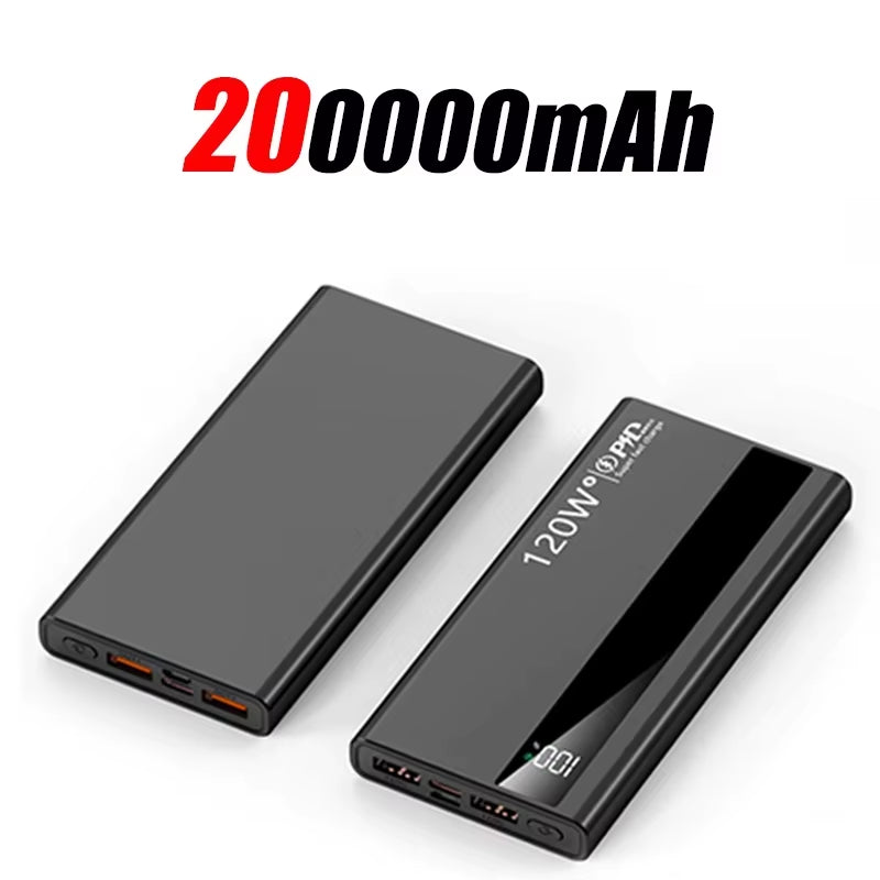 Unleash Power On-the-Go: 120W 500,000mAh Super Fast Charging Power Bank for All Your Devices