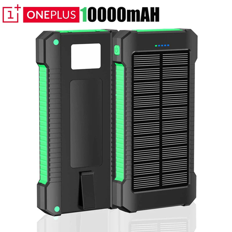 500,000mAh Solar Power Bank - High-Capacity Portable External Battery with Super Fast Charging for Huawei and Samsung Devices
